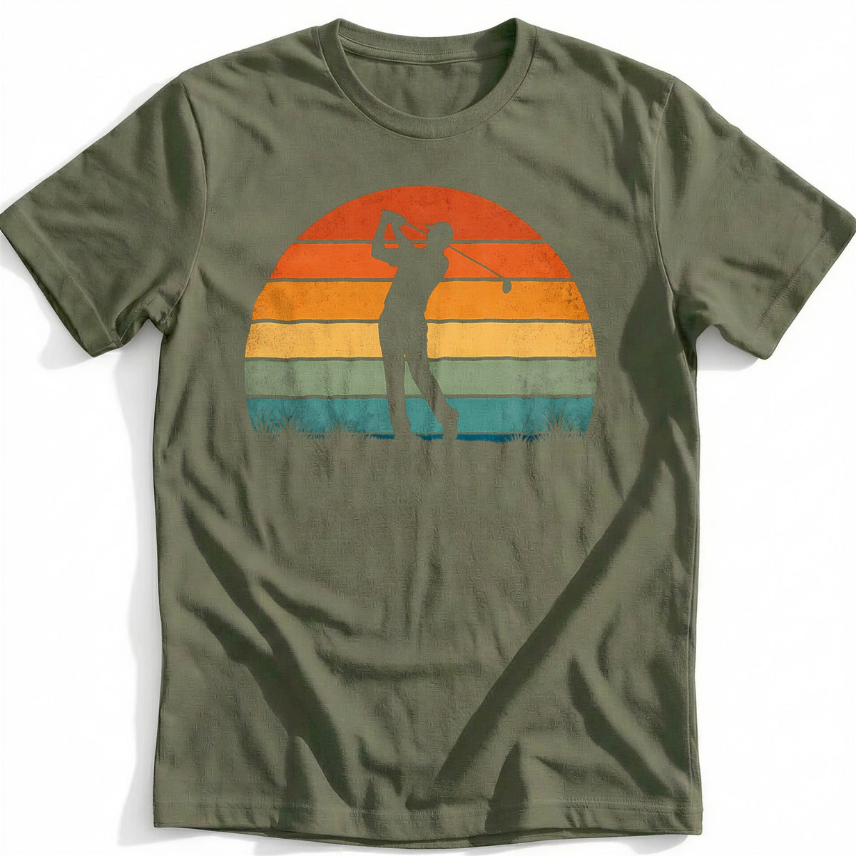 Vintage Sunset Golfer 33 T-Shirt AU product image 4