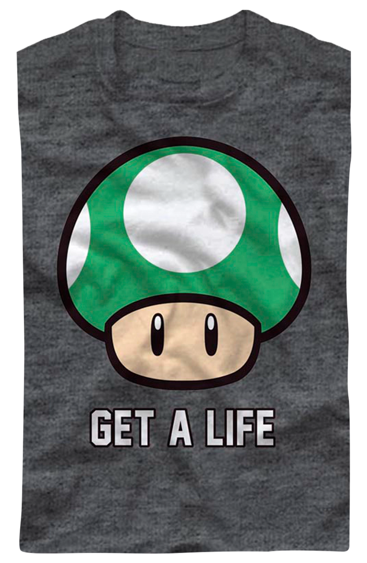 1-Up Mushroom Get A Life Super Mario Bros. T-Shirt product image 2