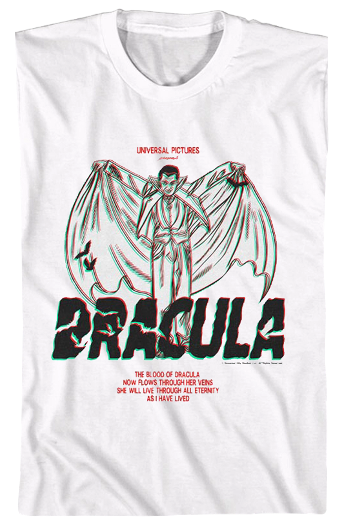 3-D Blood Of Dracula T-Shirt product image 2