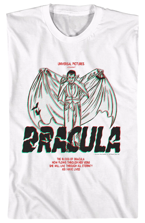 3-D Blood Of Dracula T-Shirt product image 2