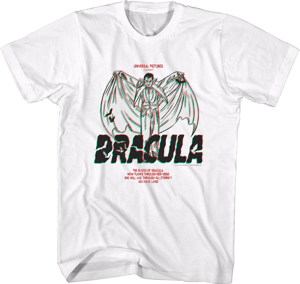3-D Blood Of Dracula T-Shirt product image 1