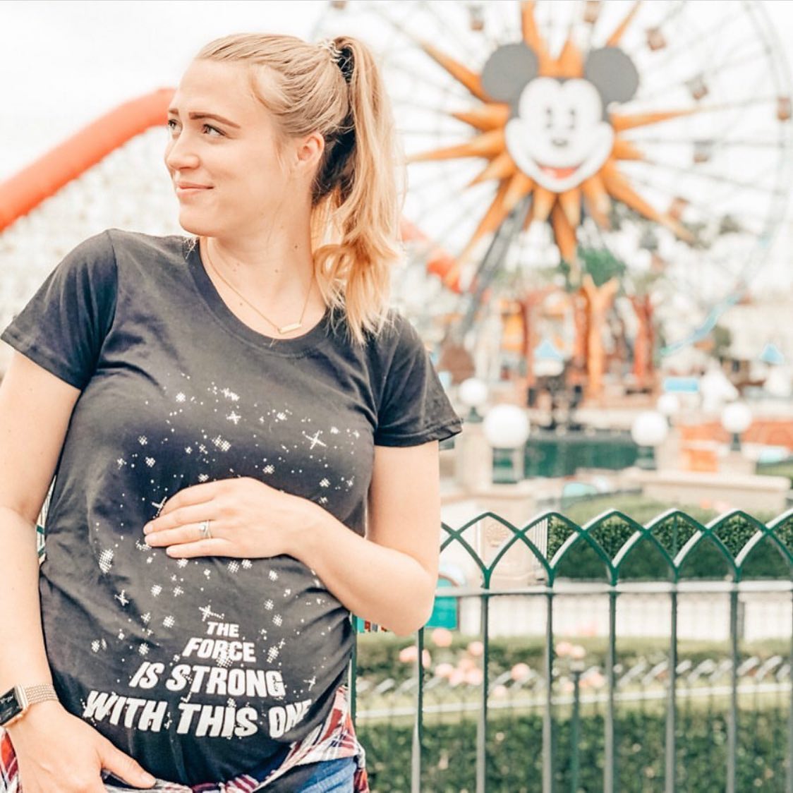 The Force Is Strong With This One Maternity T Shirt product image 4