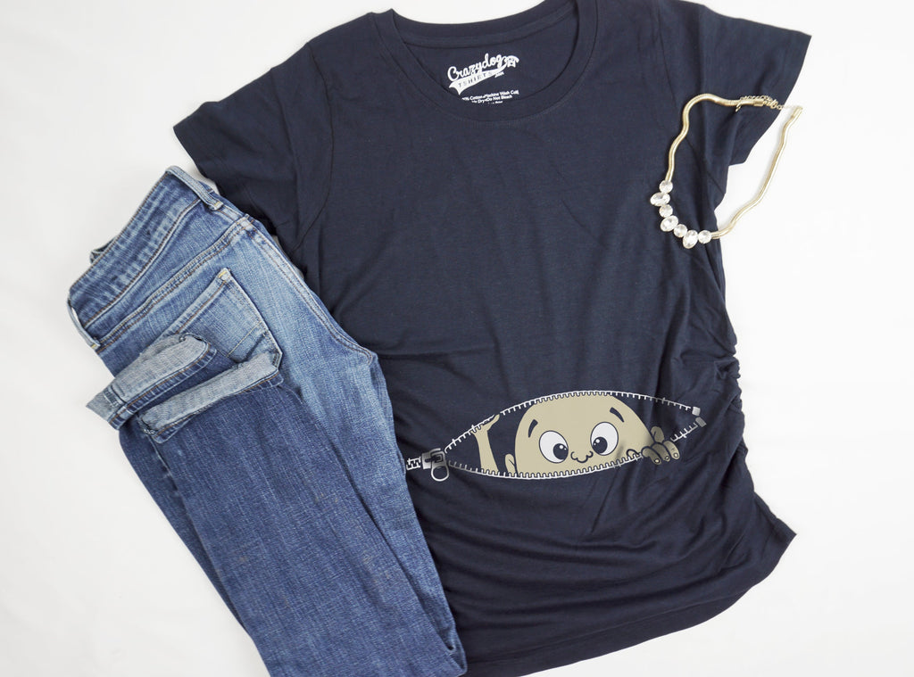 Peeking Baby Maternity T Shirt product image 4