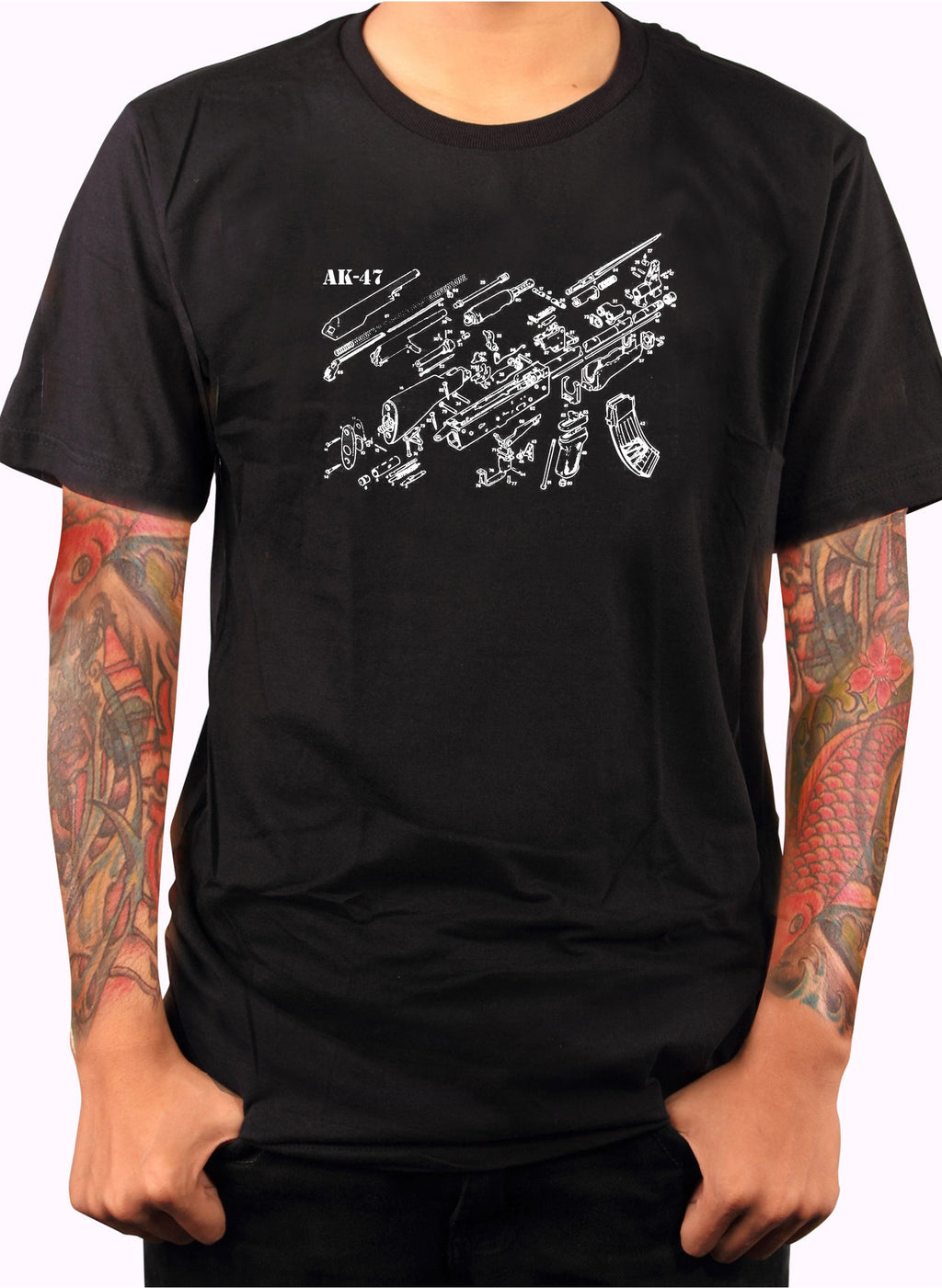 AK-47 Schematic T-Shirt product image 2
