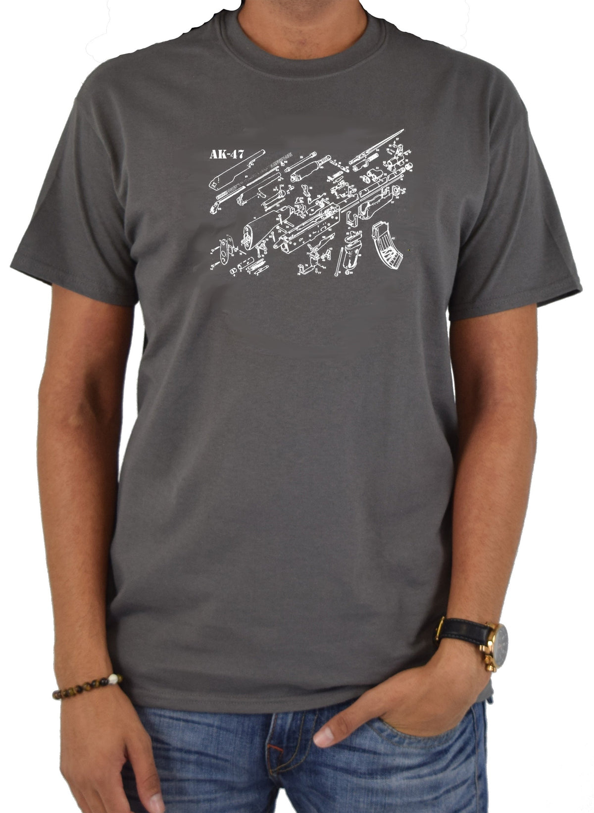 AK-47 Schematic T-Shirt product image 4