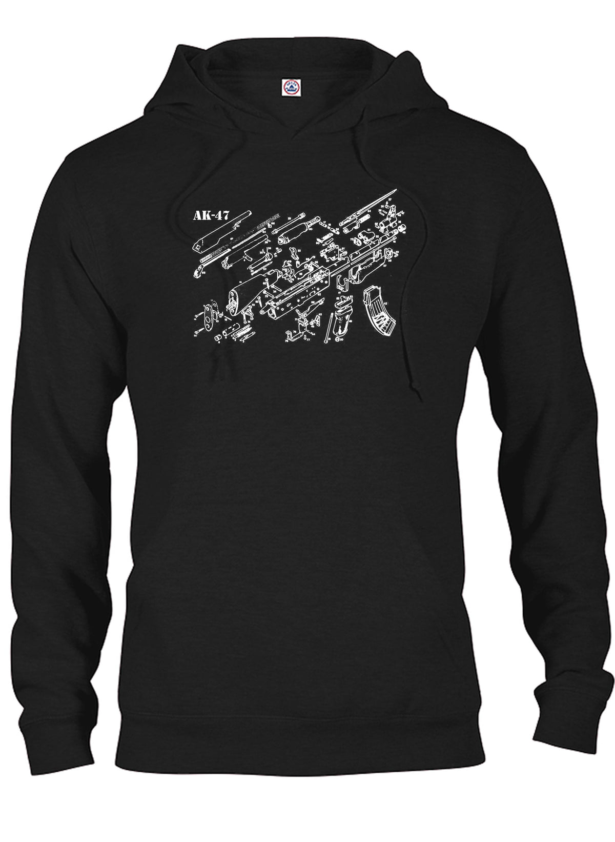 AK-47 Schematic T-Shirt product image 8