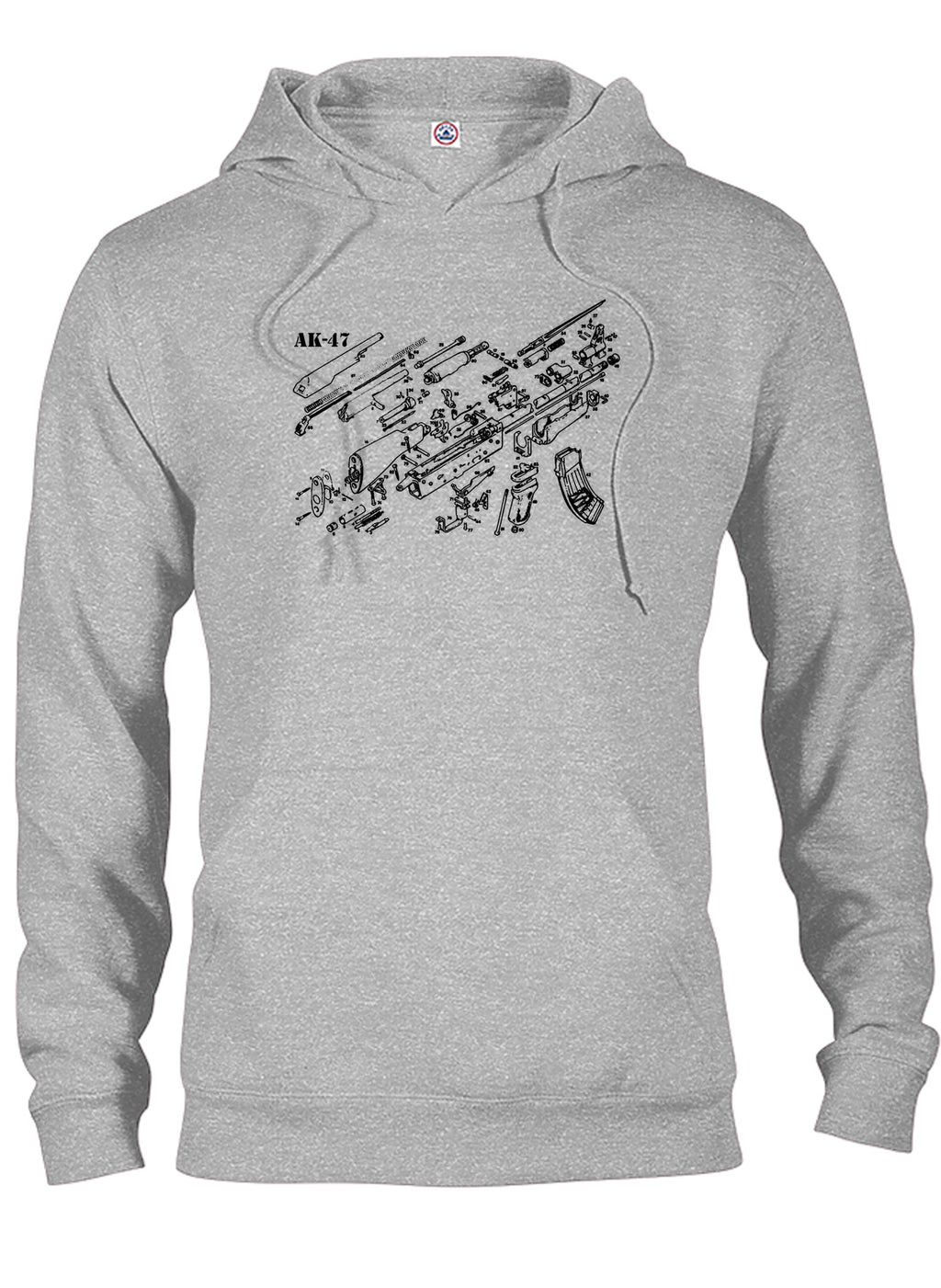 AK-47 Schematic T-Shirt product image 12