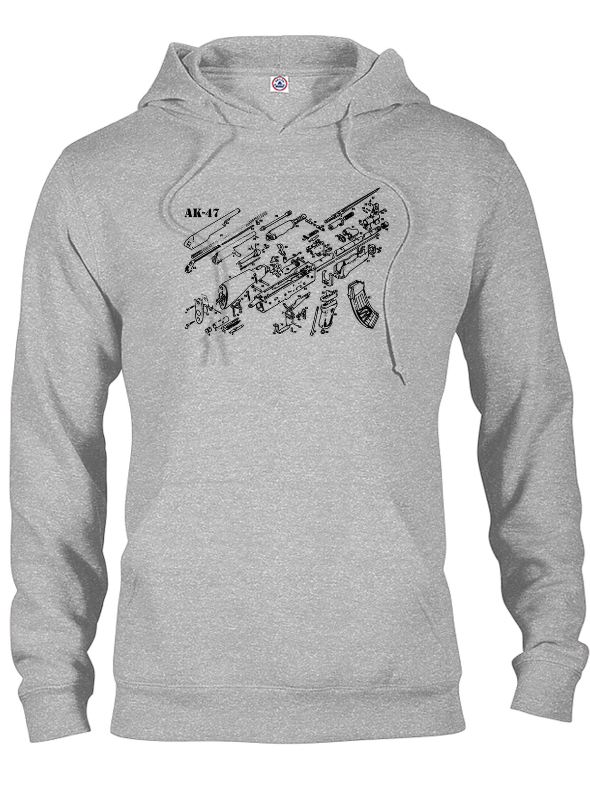 AK-47 Schematic T-Shirt product image 12