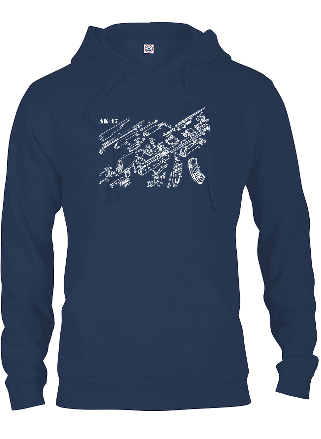 AK-47 Schematic T-Shirt product image 9