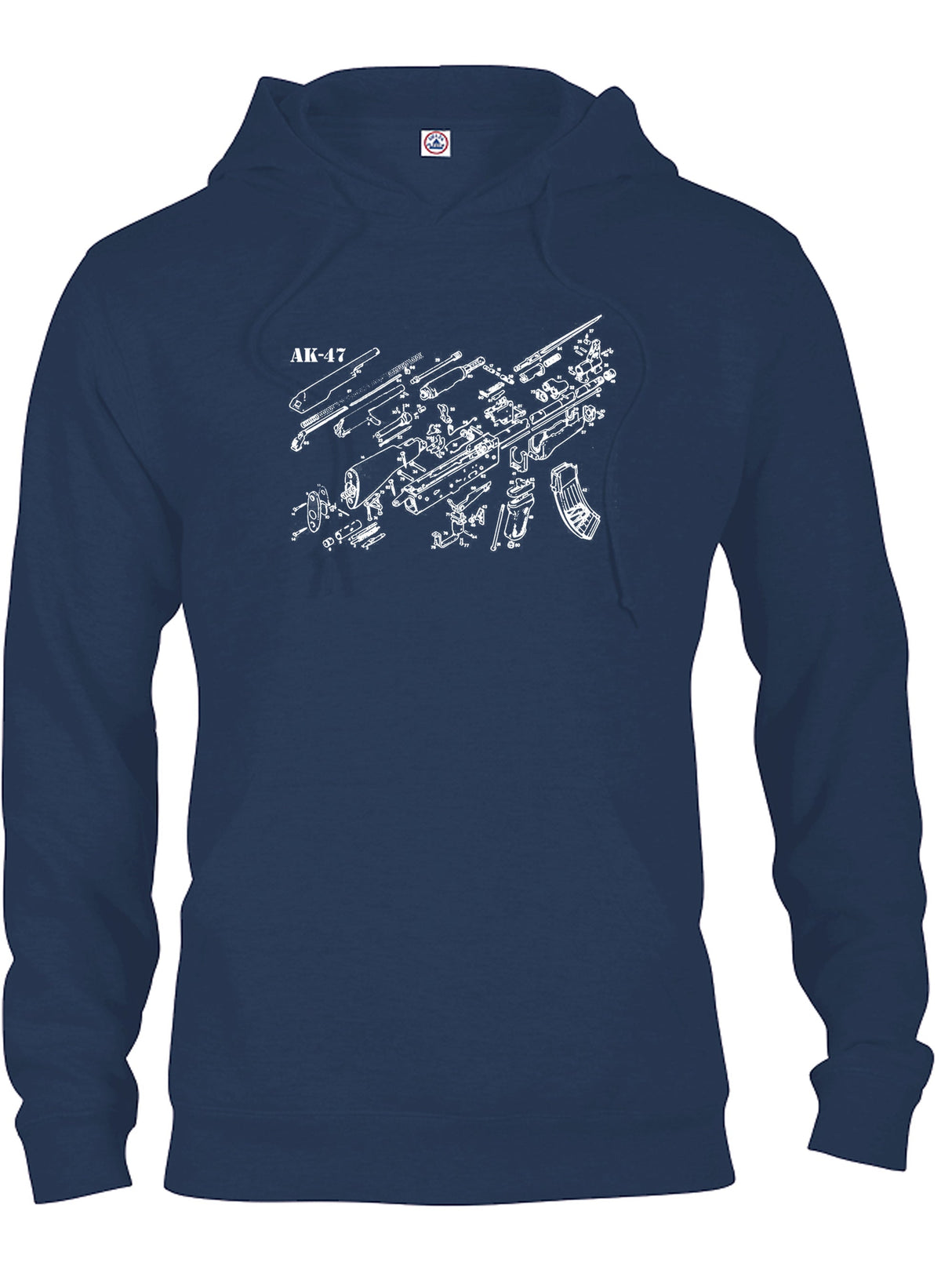 AK-47 Schematic T-Shirt product image 9