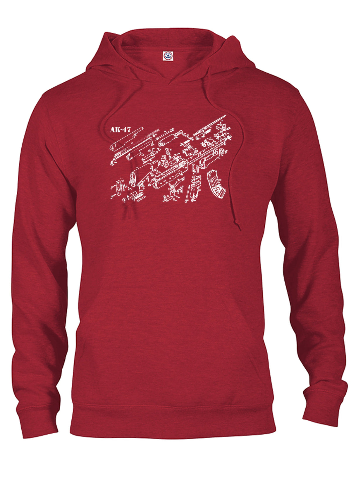 AK-47 Schematic T-Shirt product image 11