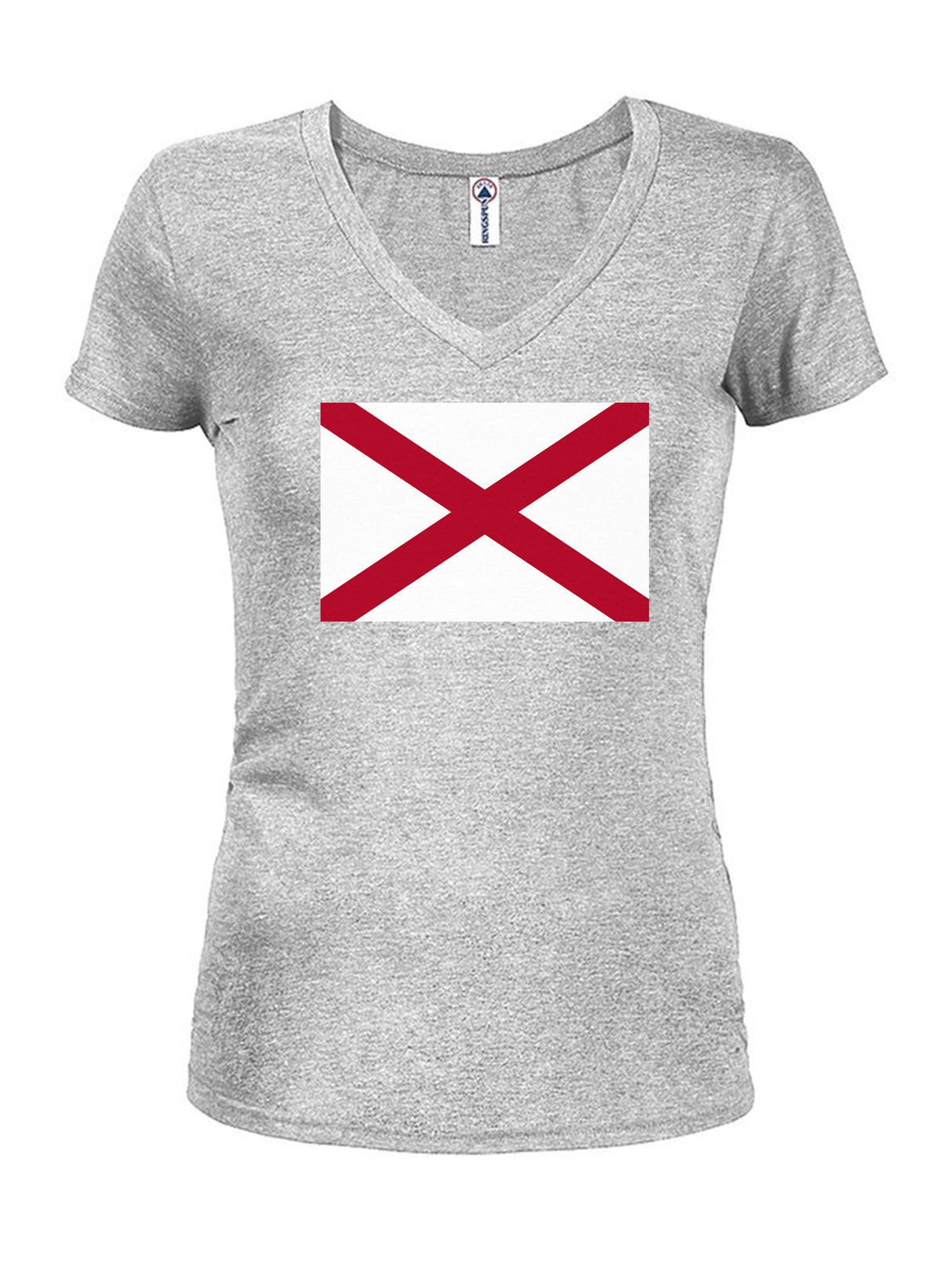 Alabama State Flag Juniors V Neck T-Shirt product image 3