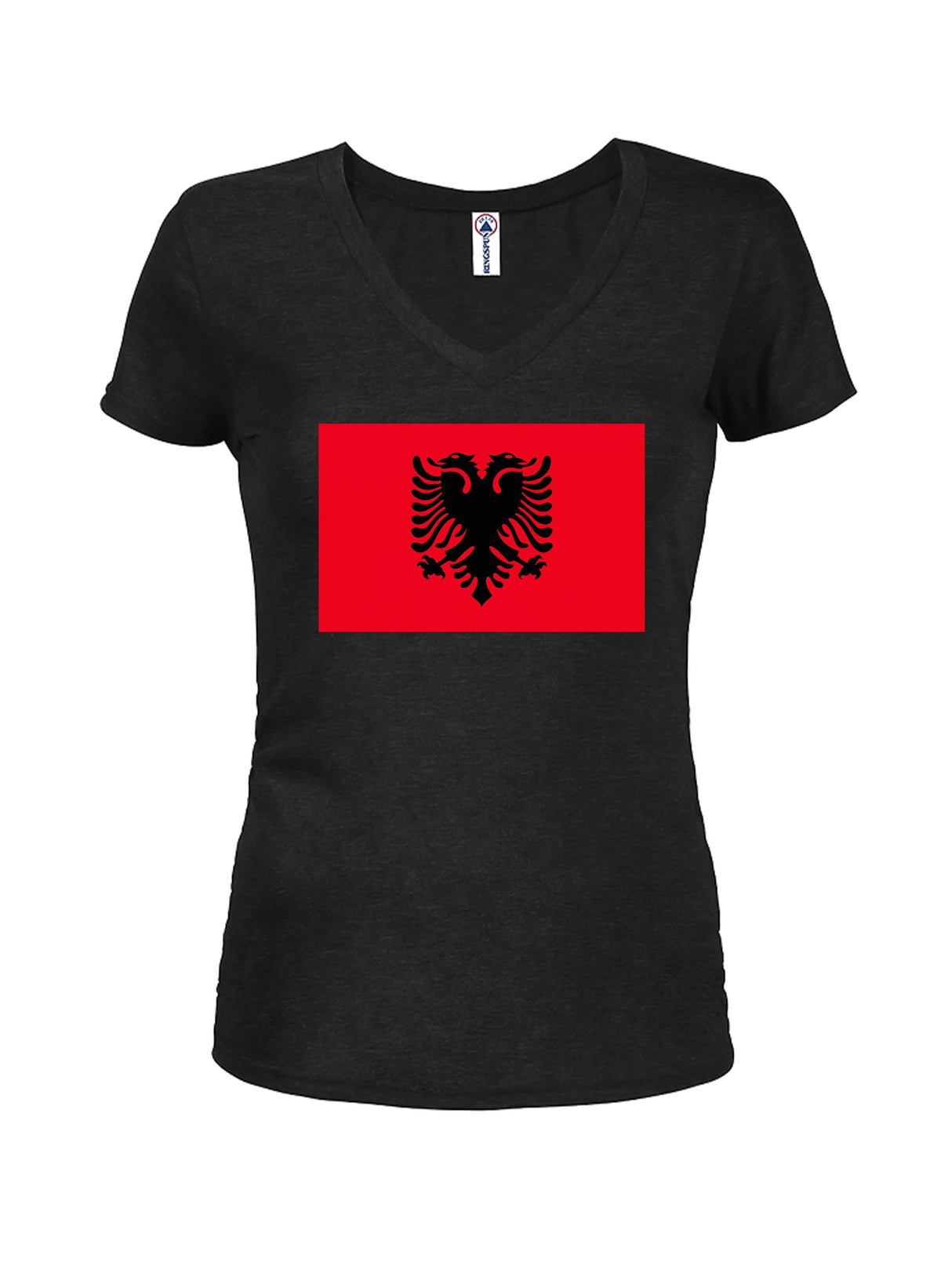 Albania Flag Juniors V Neck T-Shirt product image 1