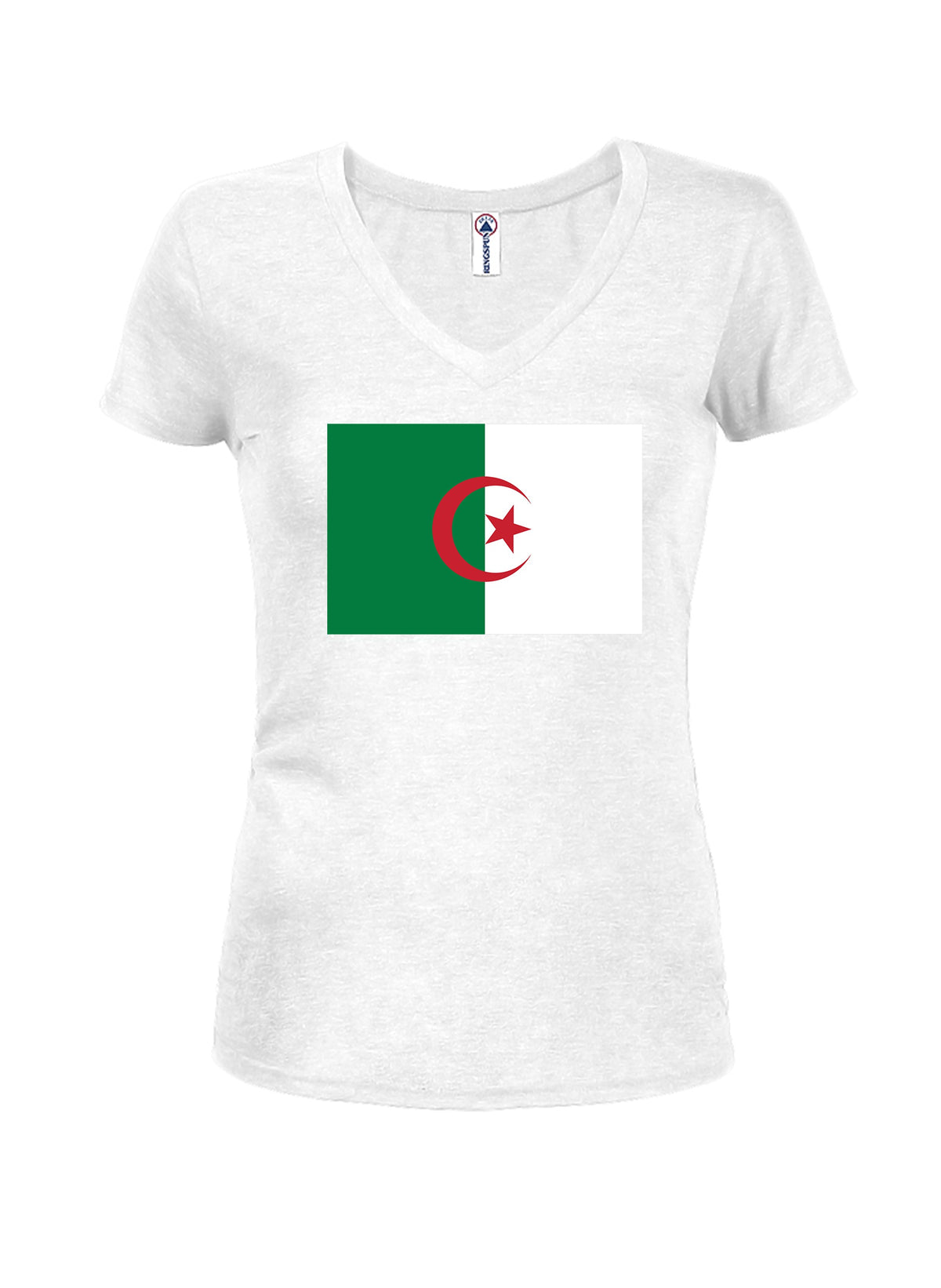 Algeria Flag Juniors V Neck T-Shirt product image 2