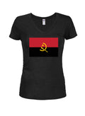 Angola Flag Juniors V Neck T-Shirt product image 1