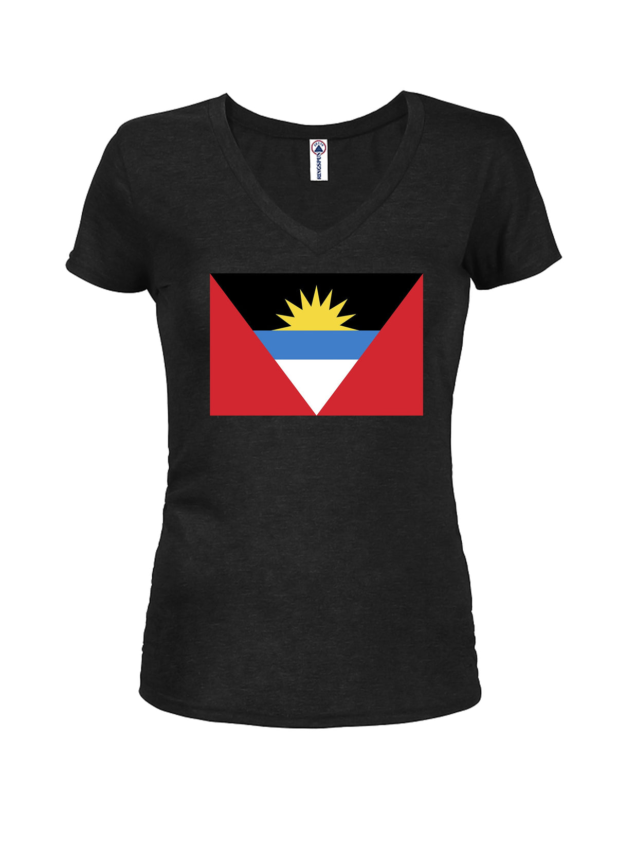 Antigua and Barbuda Flag Juniors V Neck T-Shirt product image 1
