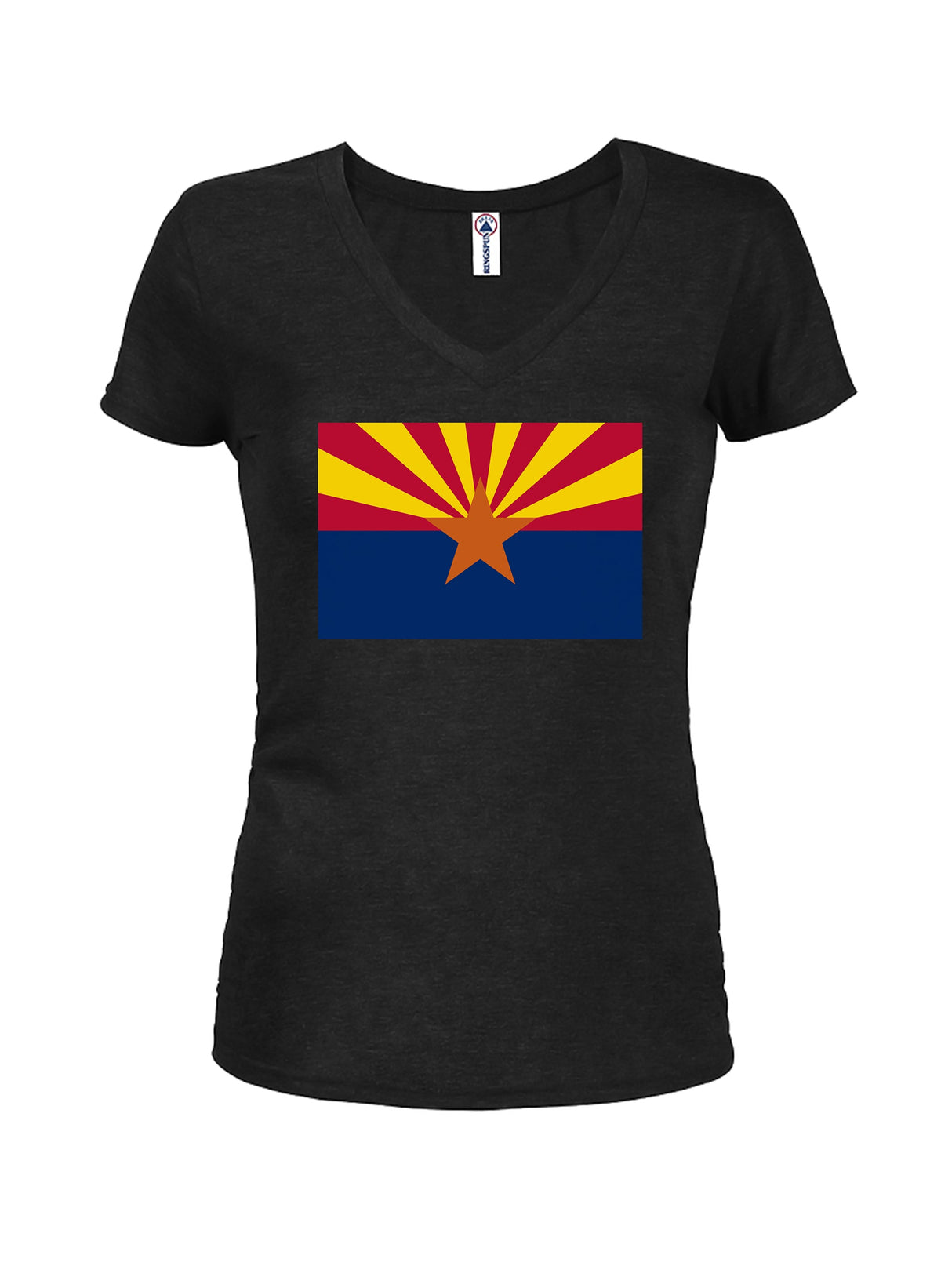 Arizona State Flag Juniors V Neck T-Shirt product image 1