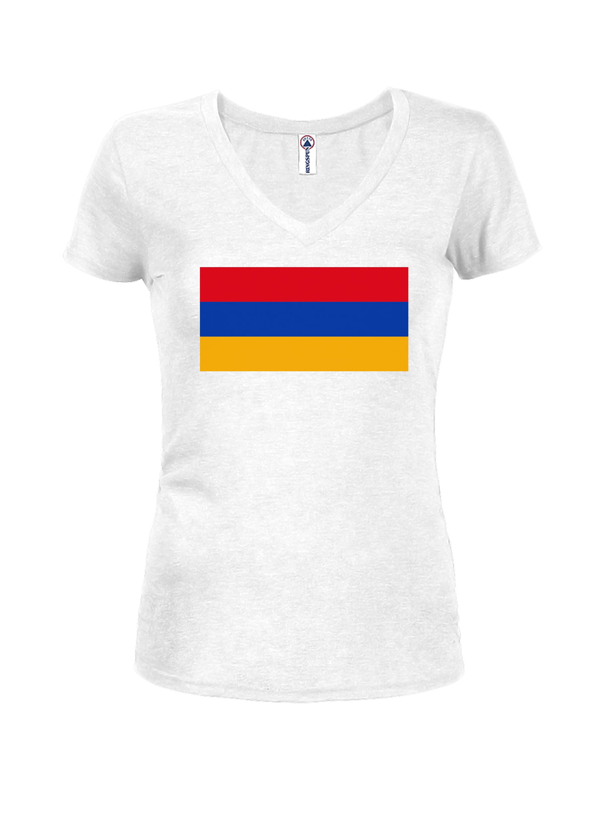 Armenian Flag Juniors V Neck T-Shirt product image 2