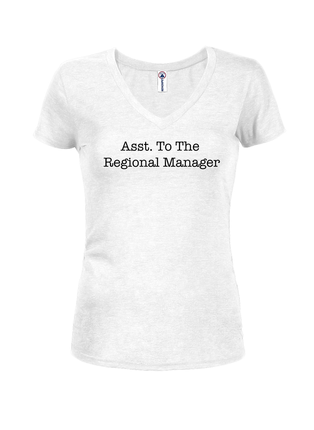 Asst. To The Regional Manager Juniors V Neck T-Shirt product image 2