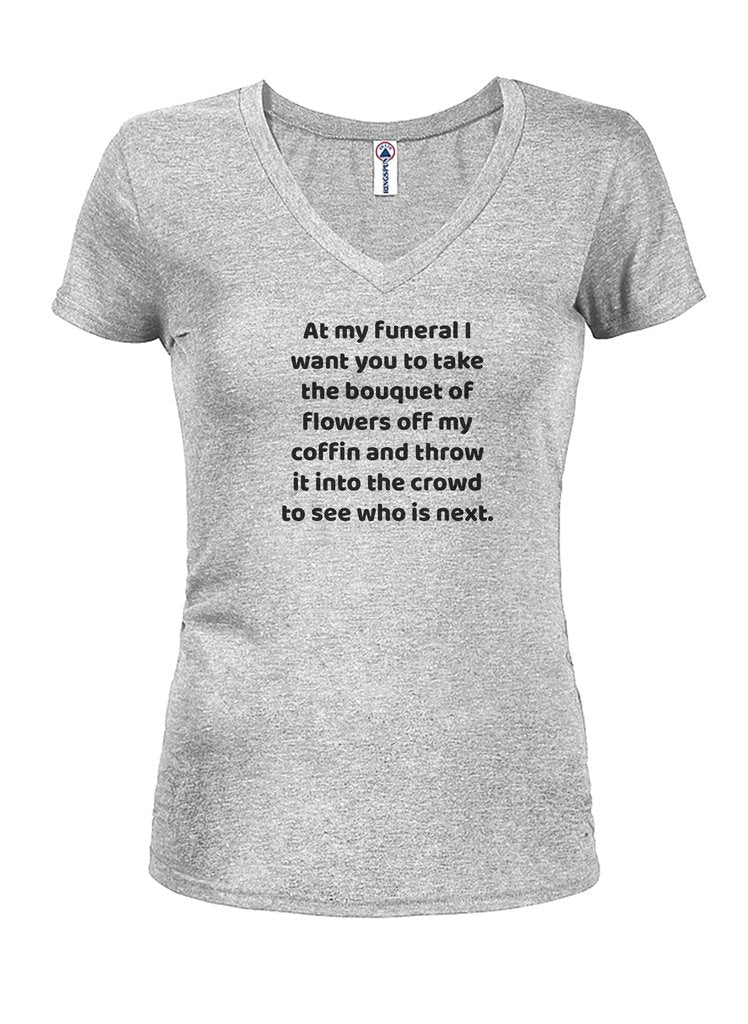 At my funeral take the bouquet and throw it into crowd product image 3