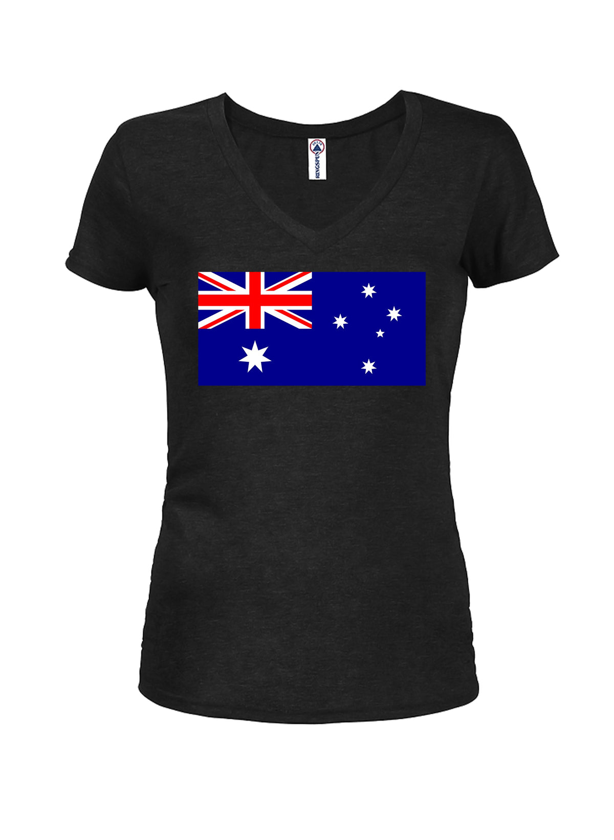 Australian Flag Juniors V Neck T-Shirt product image 1