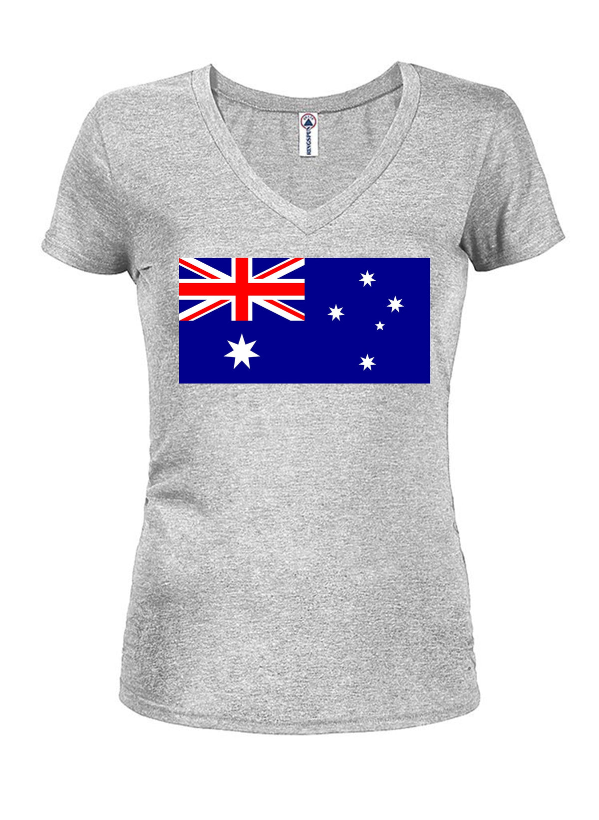Australian Flag Juniors V Neck T-Shirt product image 3