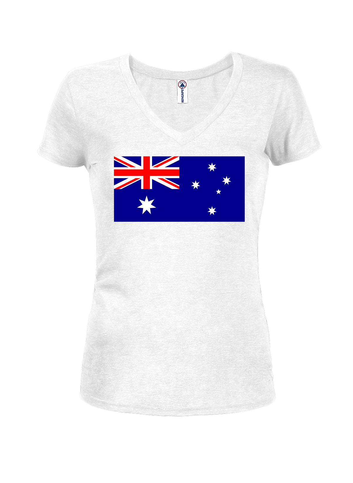Australian Flag Juniors V Neck T-Shirt product image 2
