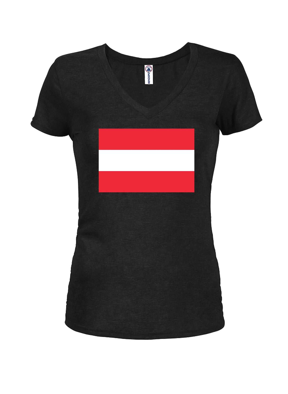 Austrian Flag Juniors V Neck T-Shirt product image 1