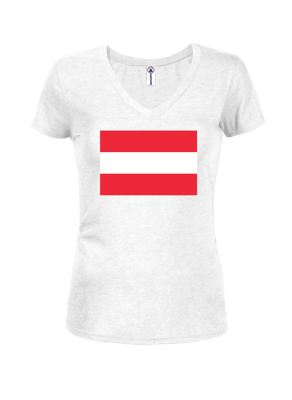Austrian Flag Juniors V Neck T-Shirt product image 2