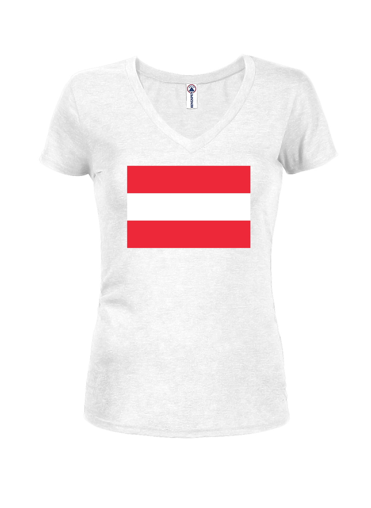 Austrian Flag Juniors V Neck T-Shirt product image 2
