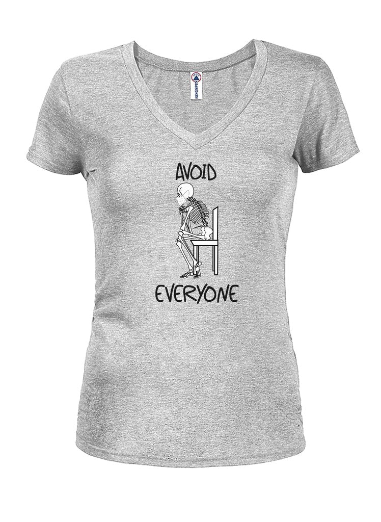 Avoid Everyone Juniors V Neck T-Shirt product image 3