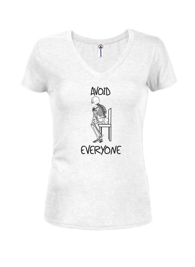 Avoid Everyone Juniors V Neck T-Shirt product image 2