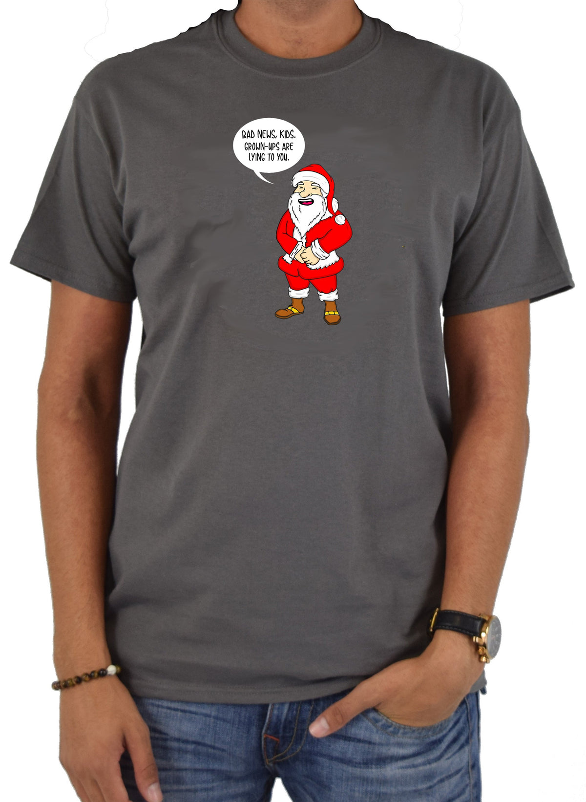 Bad News Kids. Grown-ups are lying to you T-Shirt product image 4
