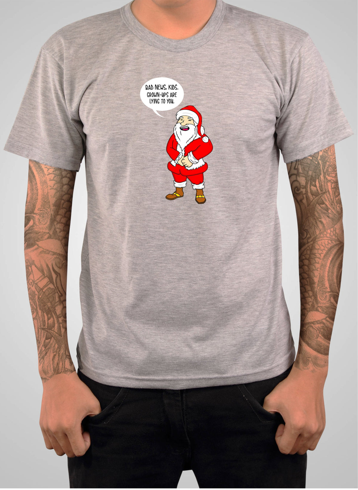 Bad News Kids. Grown-ups are lying to you T-Shirt product image 6