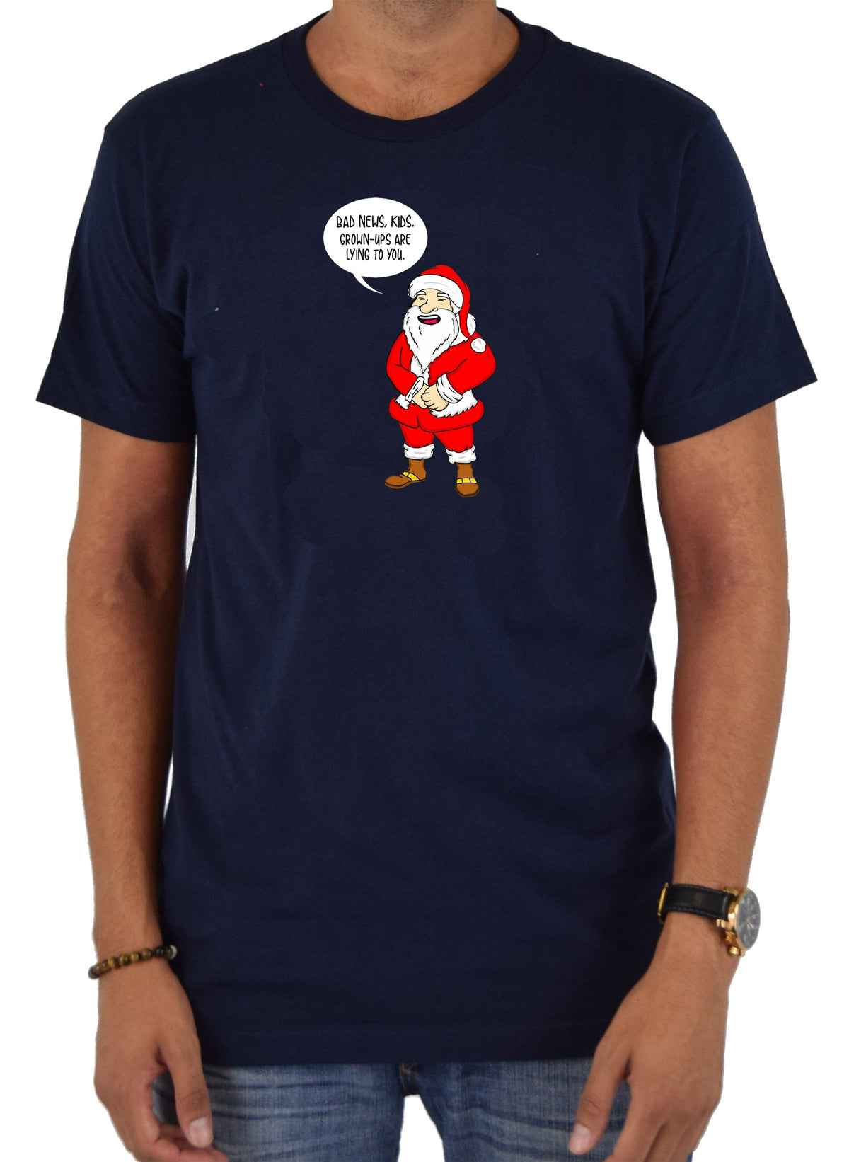 Bad News Kids. Grown-ups are lying to you T-Shirt product image 3