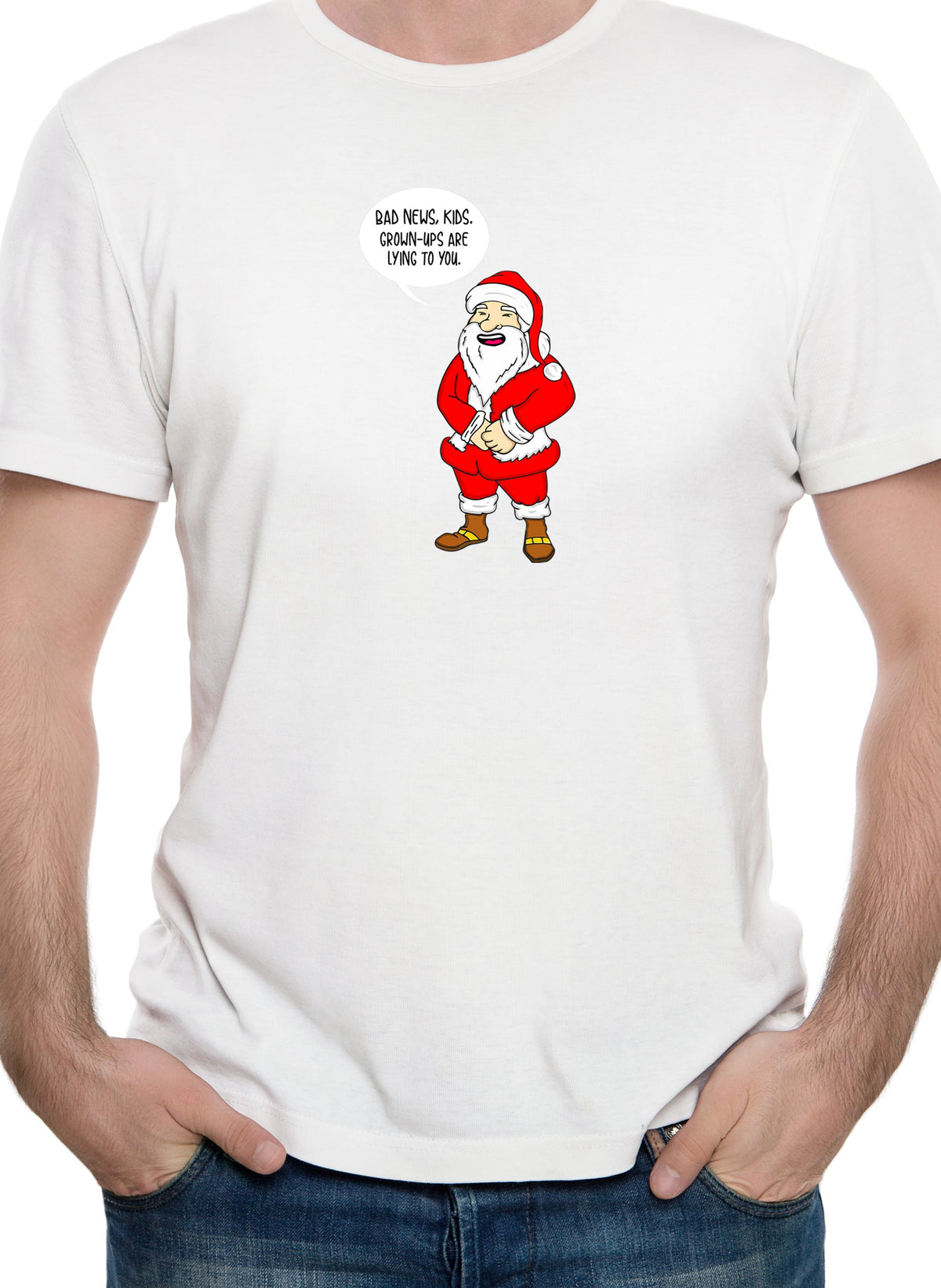 Bad News Kids. Grown-ups are lying to you T-Shirt product image 7