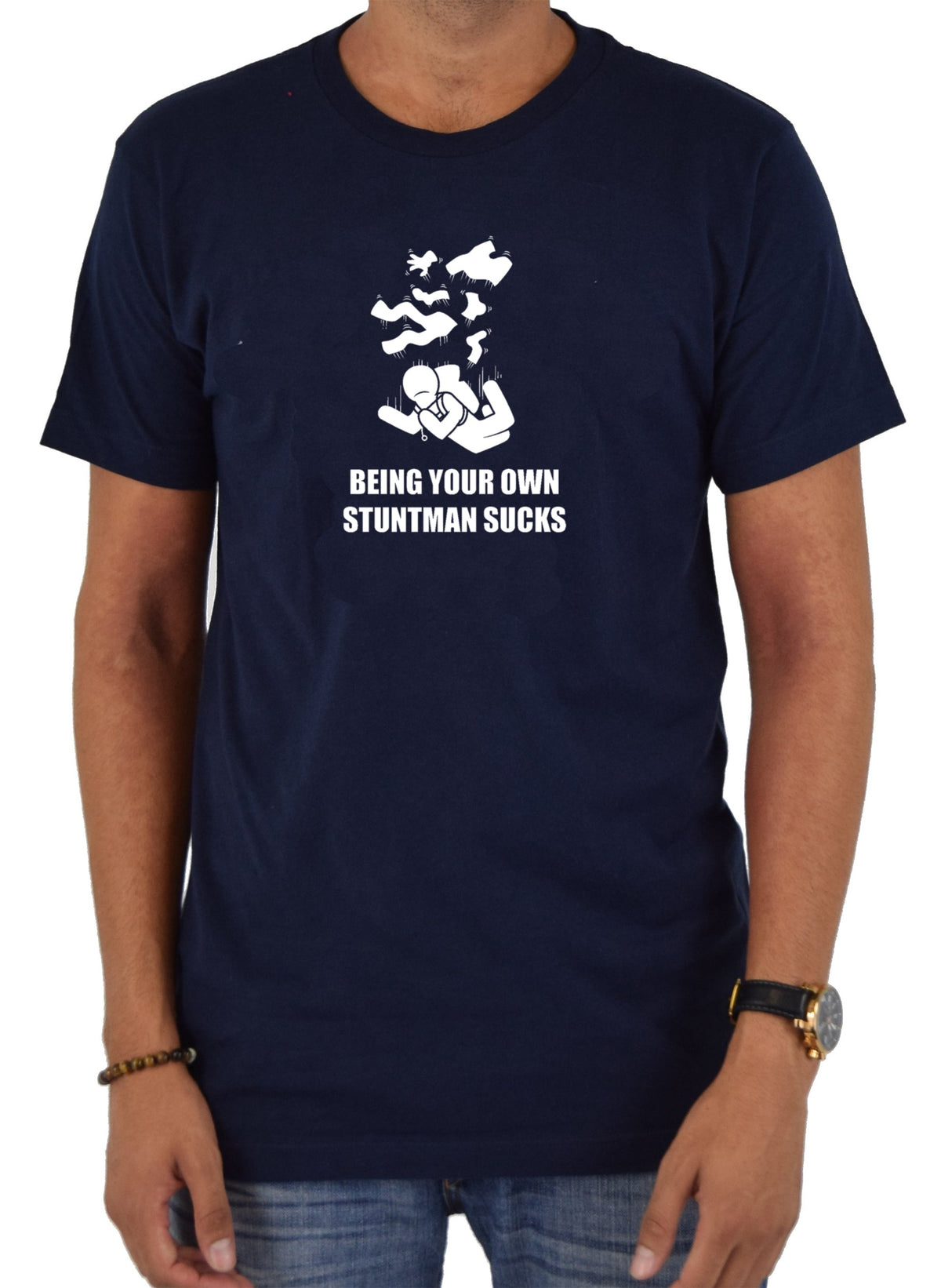 Being Your Own Stuntman Sucks T-Shirt product image 3