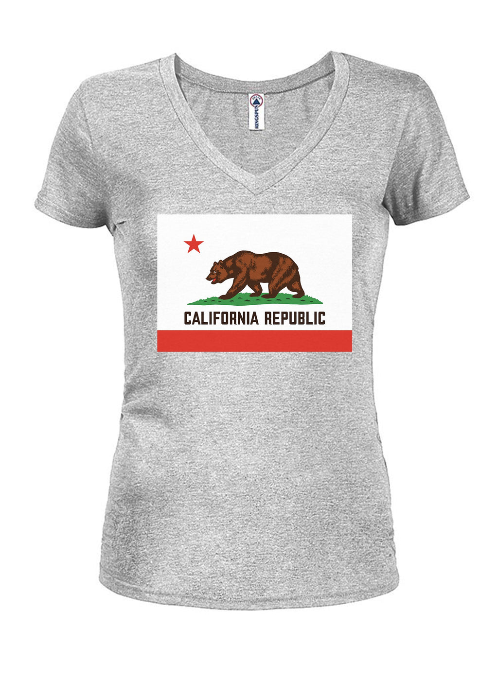 California Republic Juniors V Neck T-Shirt product image 3