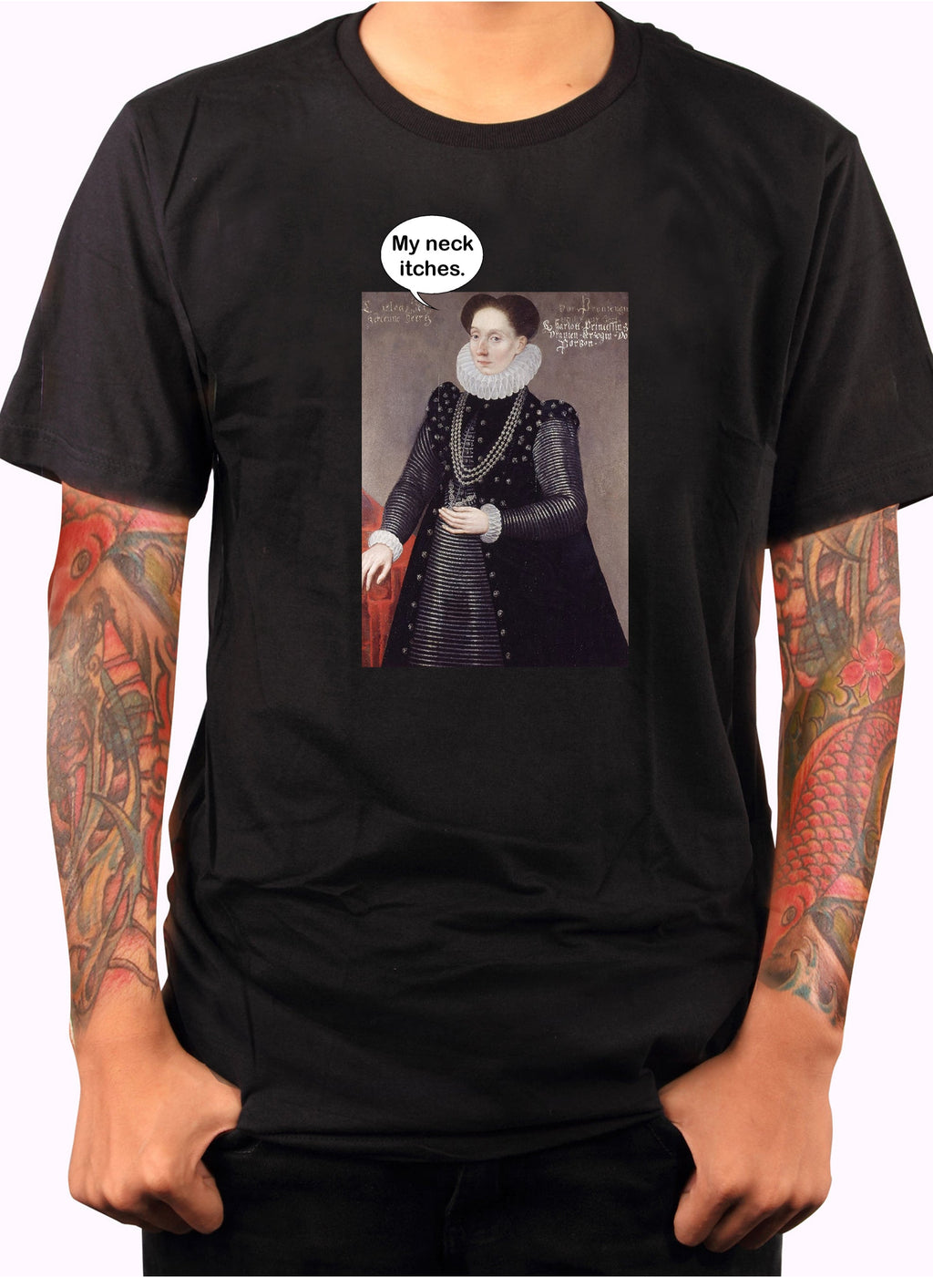Charlotte Bourbon My neck itches T-Shirt product image 2