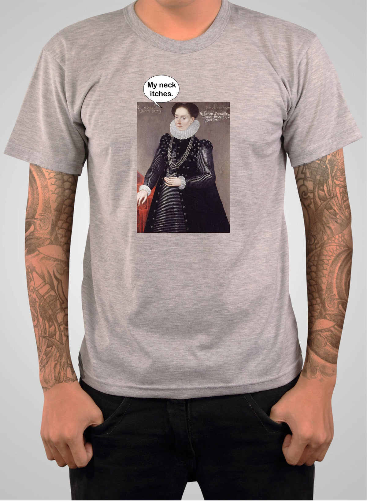 Charlotte Bourbon My neck itches T-Shirt product image 6