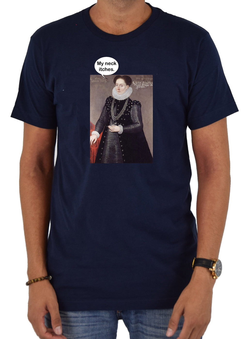 Charlotte Bourbon My neck itches T-Shirt product image 3