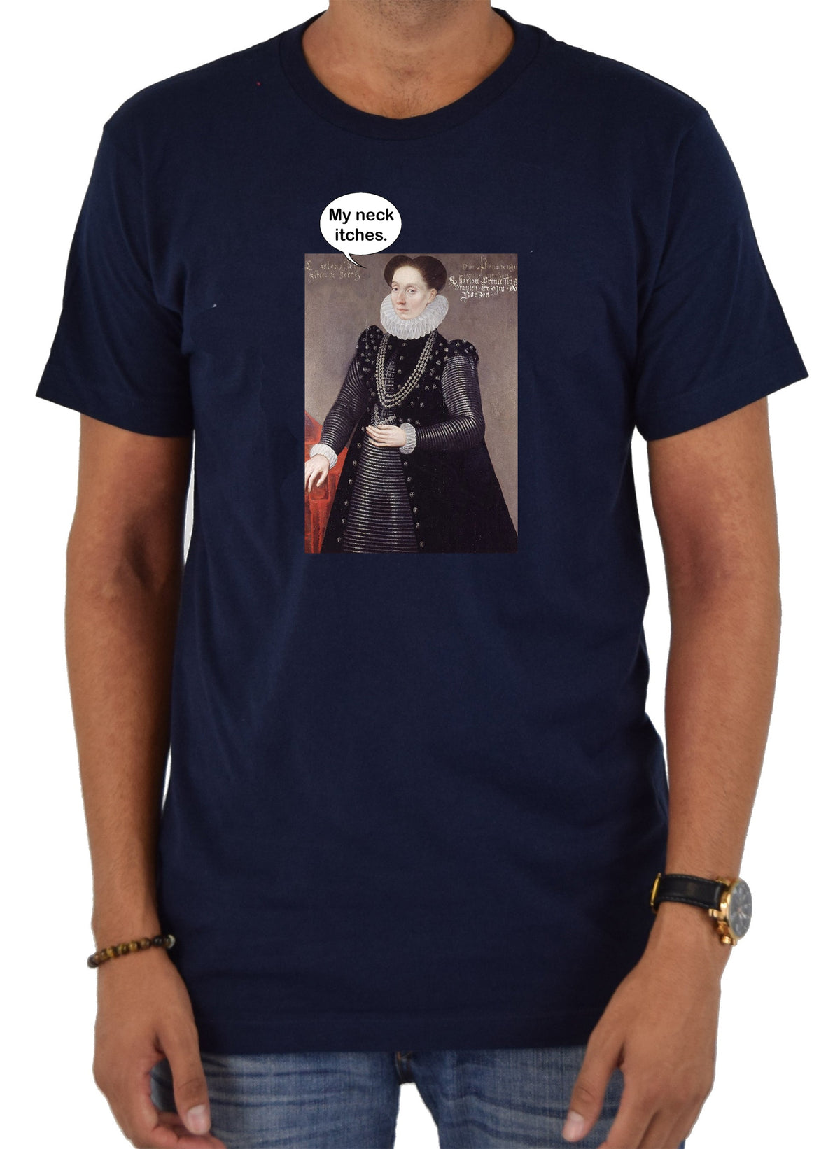 Charlotte Bourbon My neck itches T-Shirt product image 3