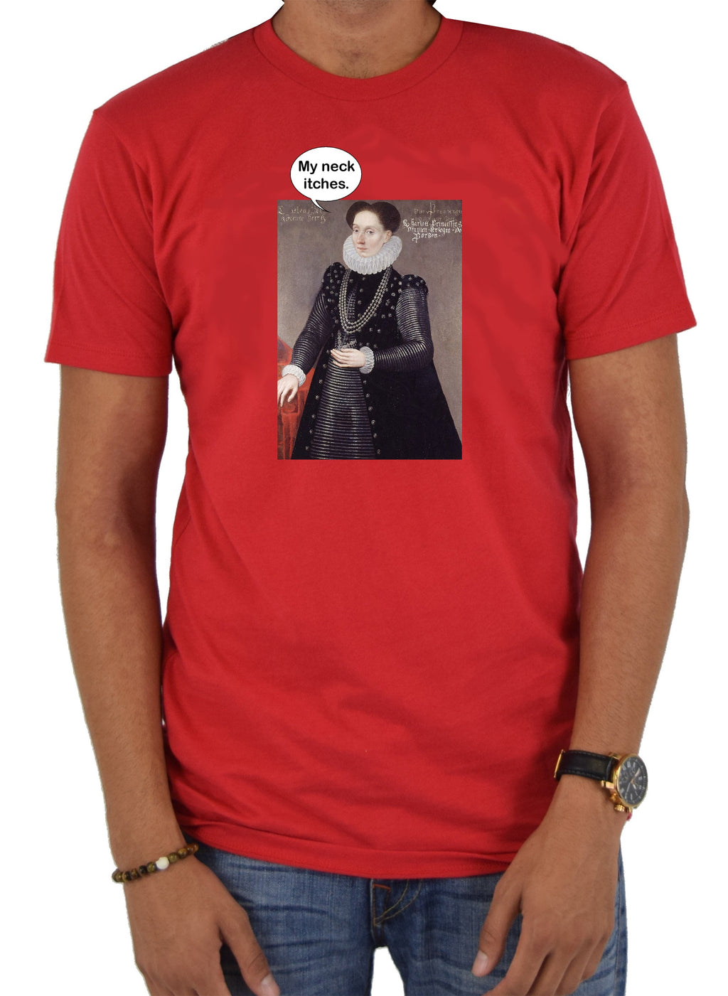 Charlotte Bourbon My neck itches T-Shirt product image 5