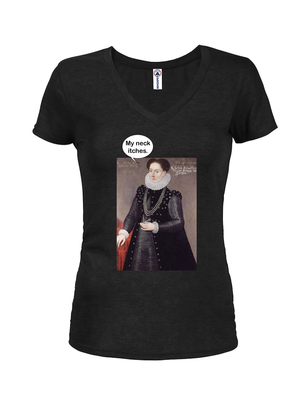 Charlotte Bourbon My neck itches T-Shirt product image 13