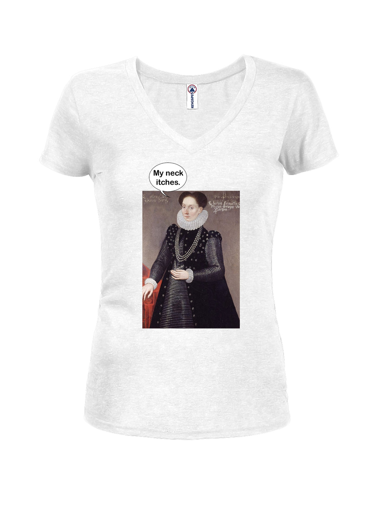 Charlotte Bourbon My neck itches T-Shirt product image 14