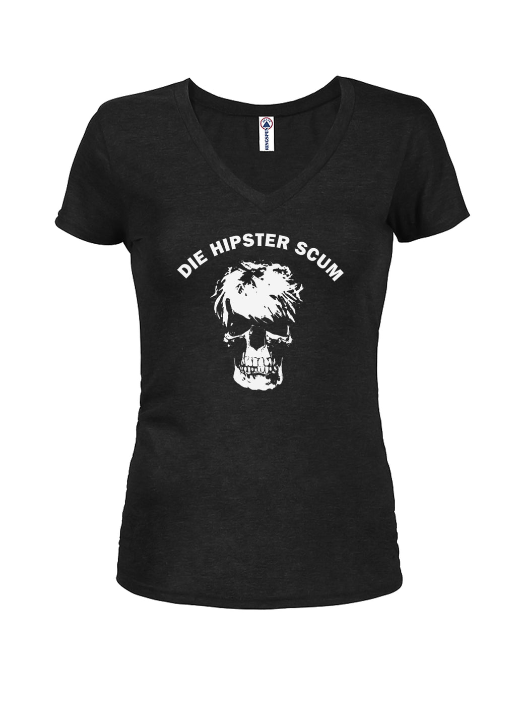 Die Hipster Scum Juniors V Neck T-Shirt product image 1