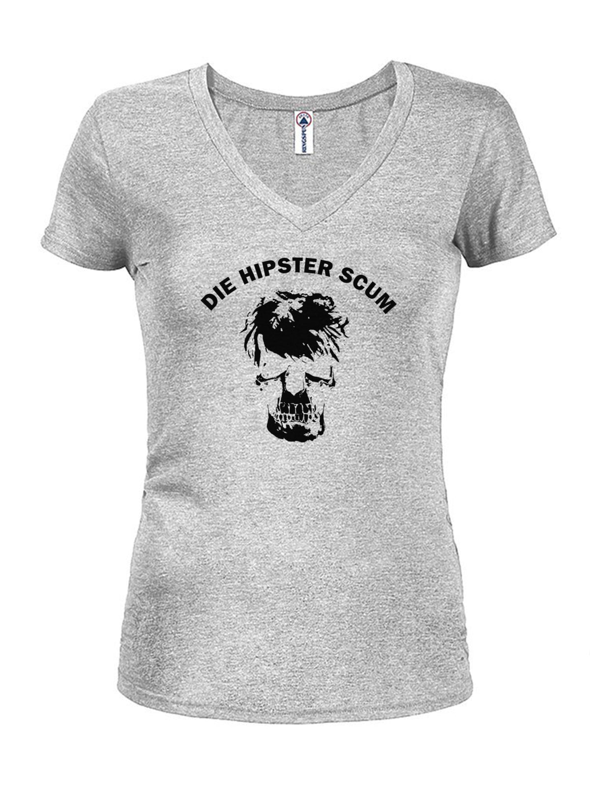 Die Hipster Scum Juniors V Neck T-Shirt product image 3