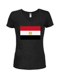 Egyptian Flag Juniors V Neck T-Shirt product image 1