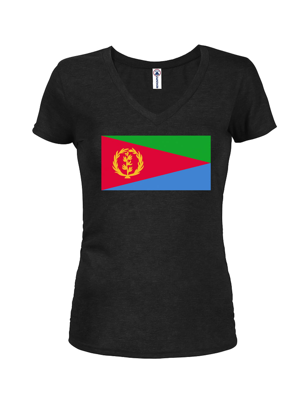 Eritrean Flag Juniors V Neck T-Shirt product image 1