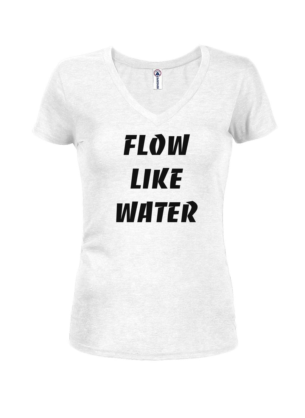 Flow Like Water Juniors V Neck T-Shirt product image 2